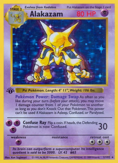 Alakazam – Base nr 001/102 (Standard)