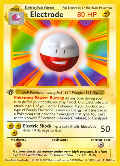 Electrode – Base nr 021/102 (Standard)