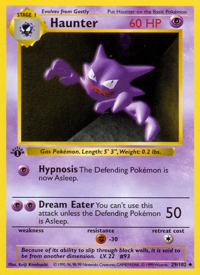 Haunter – Base nr 029/102 (Standard)