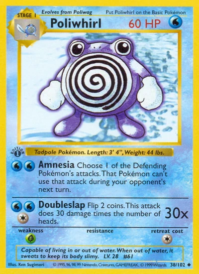 Poliwhirl – Base nr 038/102 (Standard)