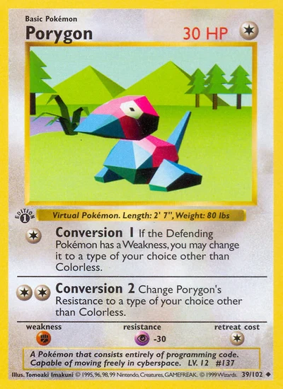 Porygon – Base nr 039/102 (Standard)