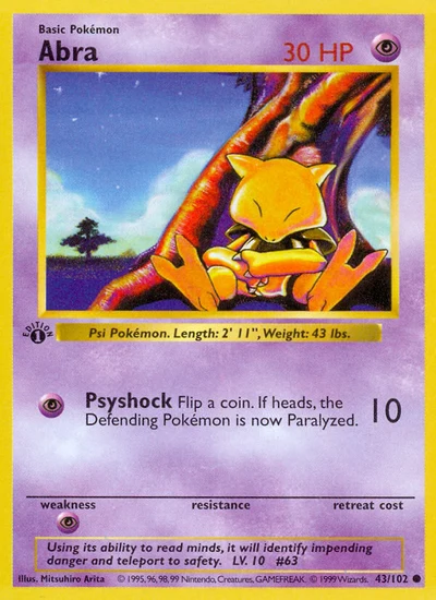 Abra – Base nr 043/102 (Standard)