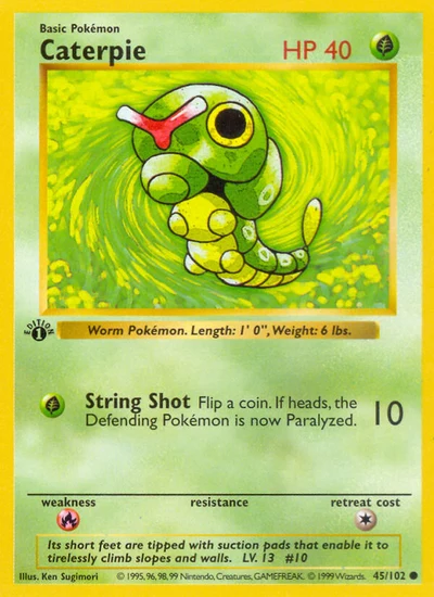 Caterpie – Base nr 045/102 (Standard)