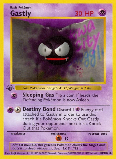 Gastly – Base nr 050/102 (Standard)