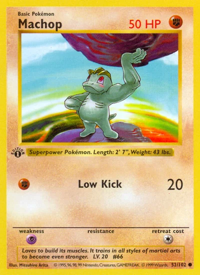 Machop – Base nr 052/102 (Standard)