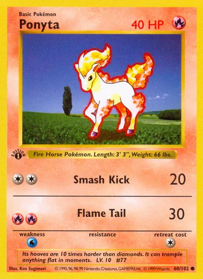 Ponyta – Base nr 060/102 (Standard)