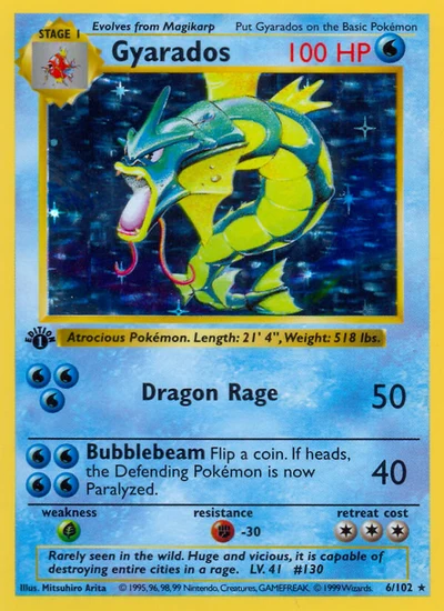 Gyarados – Base nr 006/102 (Standard)