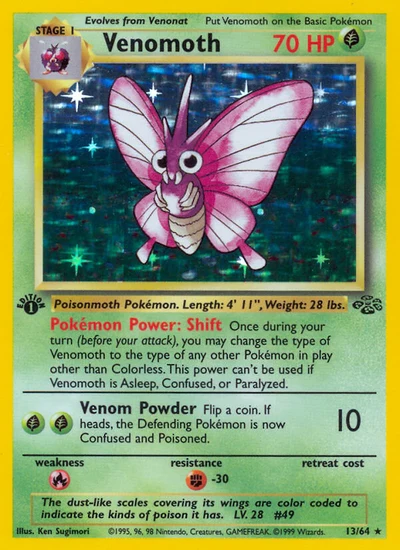 Venomoth – Jungle nr 013/064 (Standard)