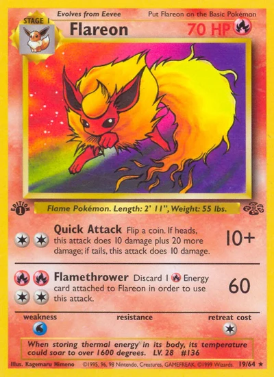 Flareon – Jungle nr 019/064 (Standard)