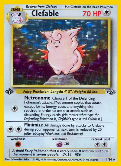 Clefable – Jungle nr 001/064 (Standard)