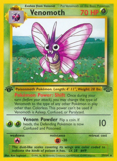 Venomoth – Jungle nr 029/064 (Standard)