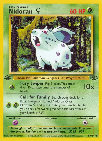Nidoran ♀ – Jungle nr 057/064 (Standard)