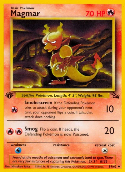 Magmar – Fossil nr 039/062 (Standard)