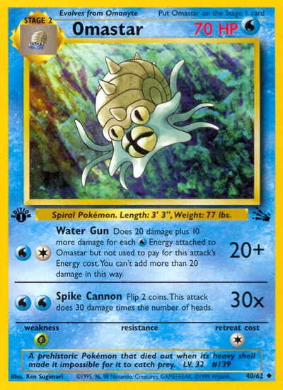 Omastar – Fossil nr 040/062 (Standard)