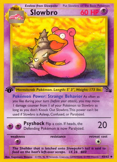 Slowbro – Fossil nr 043/062 (Standard)