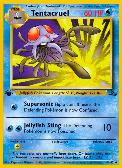 Tentacruel – Fossil nr 044/062 (Standard)