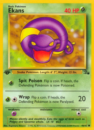 Ekans – Fossil nr 046/062 (Standard)