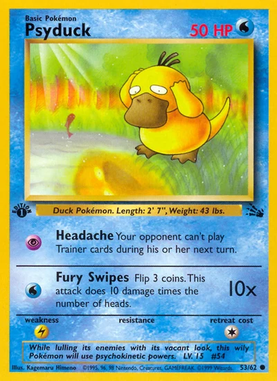 Psyduck – Fossil nr 053/062 (Standard)