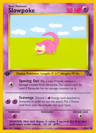 Slowpoke – Fossil nr 055/062 (Standard)