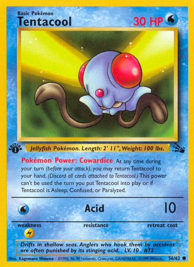 Tentacool – Fossil nr 056/062 (Standard)