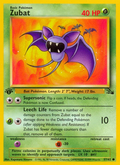 Zubat – Fossil nr 057/062 (Standard)