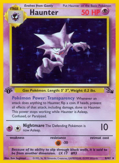 Haunter – Fossil nr 006/062 (Standard)