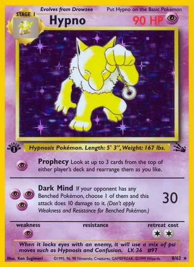 Hypno – Fossil nr 008/062 (Standard)