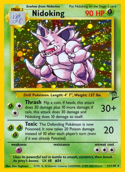 Nidoking – Base Set 2 nr 011/130 (Standard)