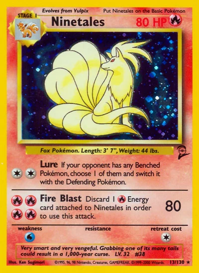 Ninetales – Base Set 2 nr 013/130 (Standard)