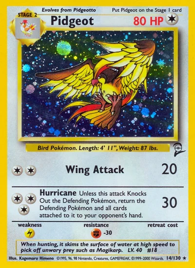 Pidgeot – Base Set 2 nr 014/130 (Standard)