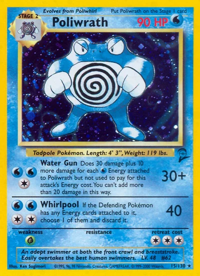 Poliwrath – Base Set 2 nr 015/130 (Standard)