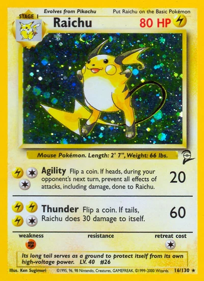 Raichu – Base Set 2 nr 016/130 (Standard)