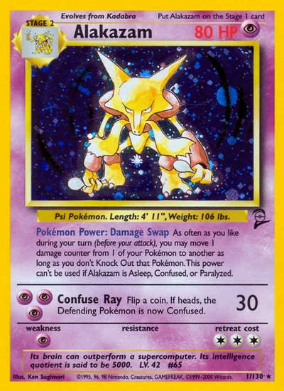 Alakazam – Base Set 2 nr 001/130 (Standard)