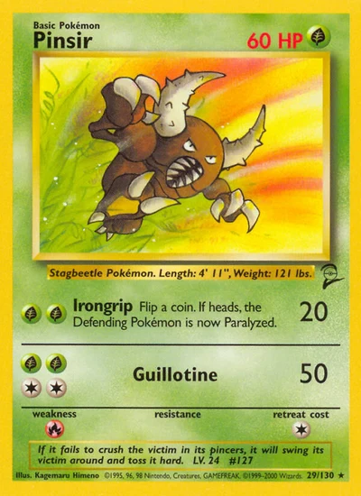 Pinsir – Base Set 2 nr 029/130 (Standard)