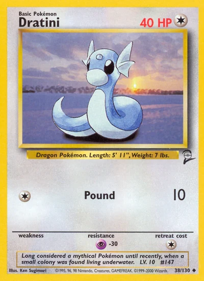 Dratini – Base Set 2 nr 038/130 (Standard)