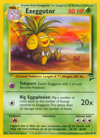 Exeggutor – Base Set 2 nr 039/130 (Standard)