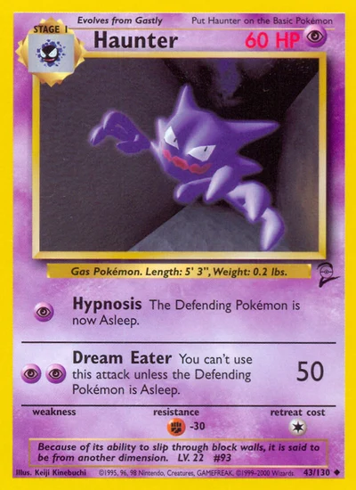 Haunter – Base Set 2 nr 043/130 (Standard)