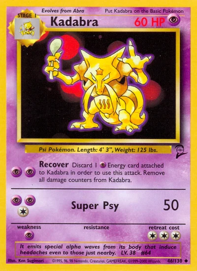 Kadabra – Base Set 2 nr 046/130 (Standard)