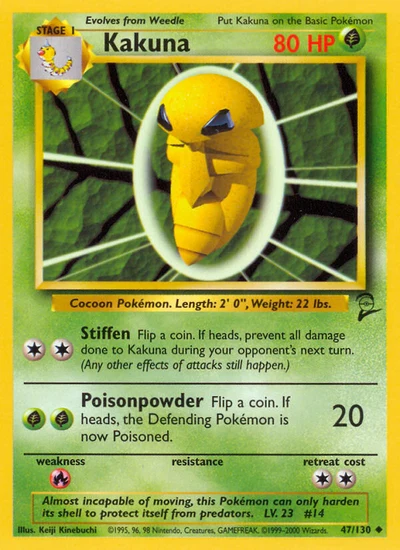Kakuna – Base Set 2 nr 047/130 (Standard)