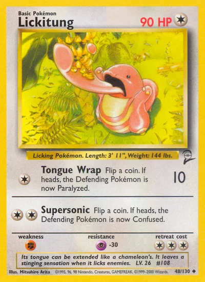 Lickitung – Base Set 2 nr 048/130 (Standard)