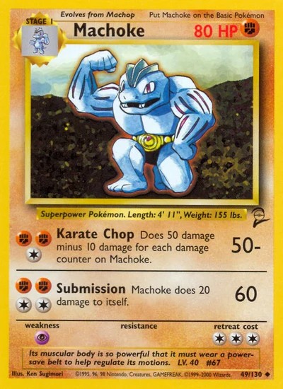Machoke – Base Set 2 nr 049/130 (Standard)
