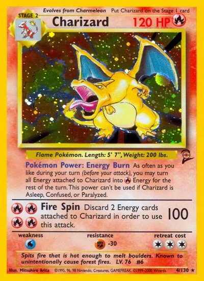 Charizard – Base Set 2 nr 004/130 (Standard)