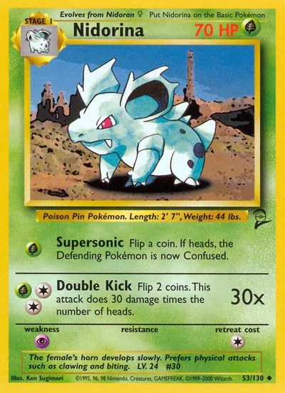 Nidorina – Base Set 2 nr 053/130 (Standard)