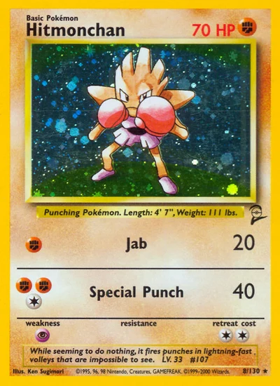 Hitmonchan – Base Set 2 nr 008/130 (Standard)