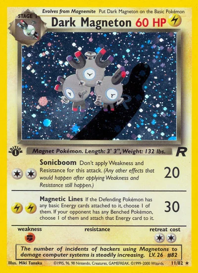 Dark Magneton – Team Rocket nr 011/082 (Standard)