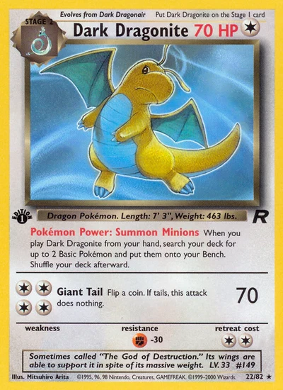 Dark Dragonite – Team Rocket nr 022/082 (Standard)
