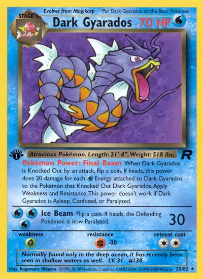 Dark Gyarados – Team Rocket nr 025/082 (Standard)