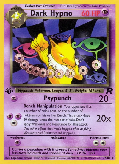 Dark Hypno – Team Rocket nr 026/082 (Standard)