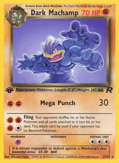 Dark Machamp – Team Rocket nr 027/082 (Standard)