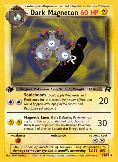 Dark Magneton – Team Rocket nr 028/082 (Standard)